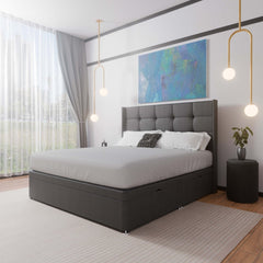 Atlanta Winged Side Lift Ottoman Divan Bed - Ottoman - Midas Beds