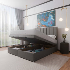 Madrid End Lift Ottoman Divan Bed - Ottoman - Midas Beds