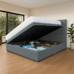 Madrid Side Lift Ottoman Divan Bed - Ottoman - Midas Beds