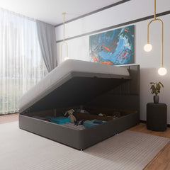 Madrid Side Lift Ottoman Divan Bed - Ottoman - Midas Beds