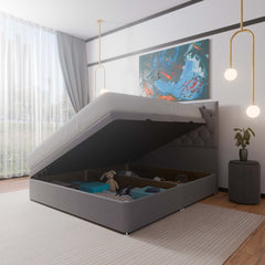 New York Side Lift Ottoman Divan Bed - Ottoman - Midas Beds