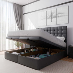 Prague End Lift Ottoman Divan Bed - Ottoman - Midas Beds