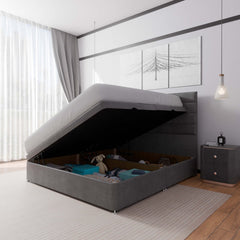 Rome Side Lift Ottoman Divan Bed - Ottoman - Midas Beds