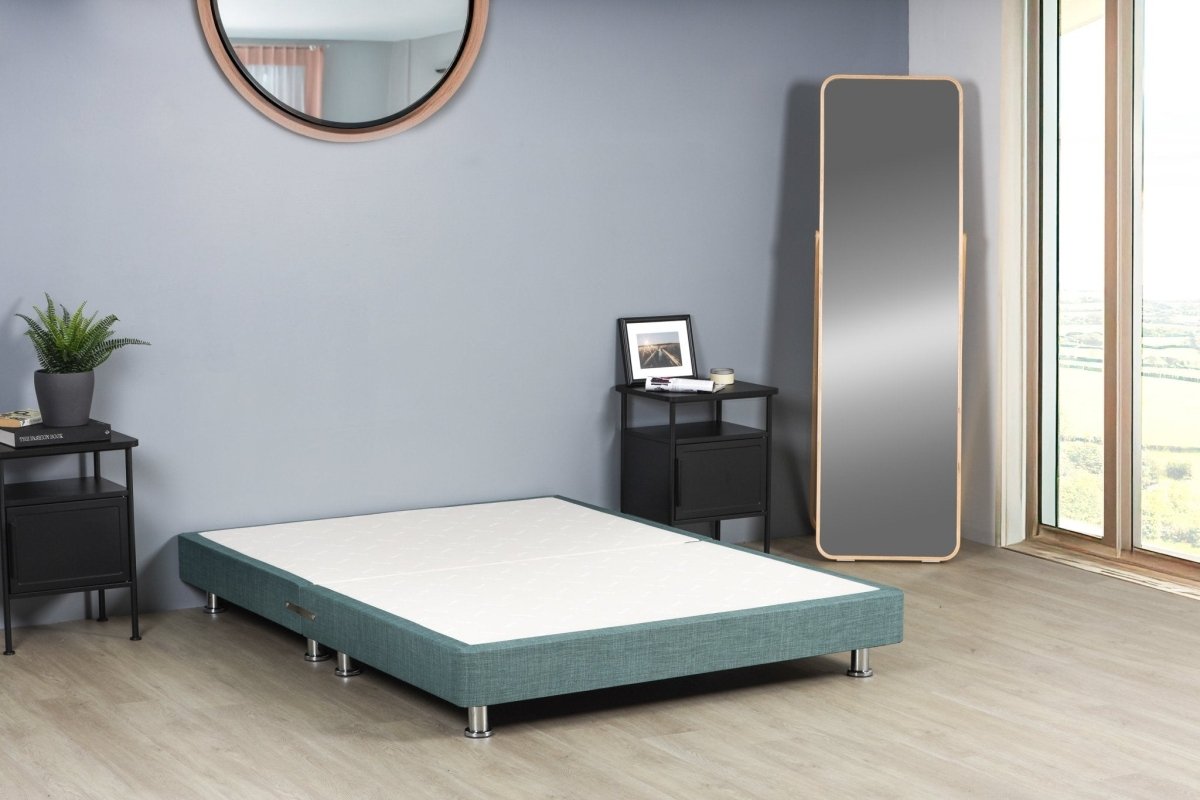 Signature Divan Bed Base on Chrome Metal Legs - Divan Base - Midas Beds