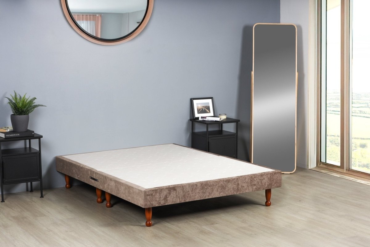 Signature Divan Bed Base on Wooden Legs - Divan Base - Midas Beds