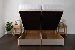 Midas Essential Guest Hotel Zip and Link 1000 Pocket Sprung Ottoman Divan Bed Set - Zip and Link Beds - Midas Beds