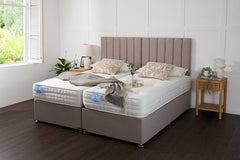 Midas Luxury Hotel Zip and Link 1000 Pocket Sprung Intelligent Fibre Divan Bed Set - Zip and Link Beds - Midas Beds