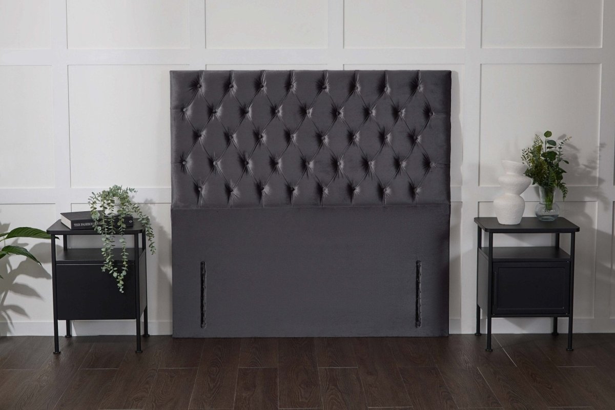Midas New York Floor Standing Upholstered Headboard - headboard - Midas Beds