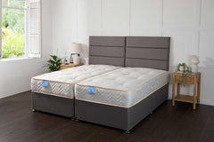 Midas Supreme Guest Hotel Zip and Link 1000 Pocket Sprung Divan Bed Set - Zip and Link Beds - Midas Beds
