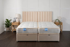 Midas Supreme Guest Hotel Zip and Link 1000 Pocket Sprung Ottoman Divan Bed Set - Zip and Link Beds - Midas Beds