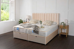 Midas Supreme Guest Hotel Zip and Link 1000 Pocket Sprung Ottoman Divan Bed Set - Zip and Link Beds - Midas Beds