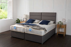 Midas Supreme Guest Hotel Zip and Link 2000 Pocket Sprung Divan Bed Set - Zip and Link Beds - Midas Beds