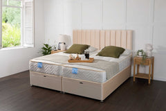 Midas Supreme Guest Hotel Zip and Link 2000 Pocket Sprung Ottoman Divan Bed Set - Zip and Link Beds - Midas Beds