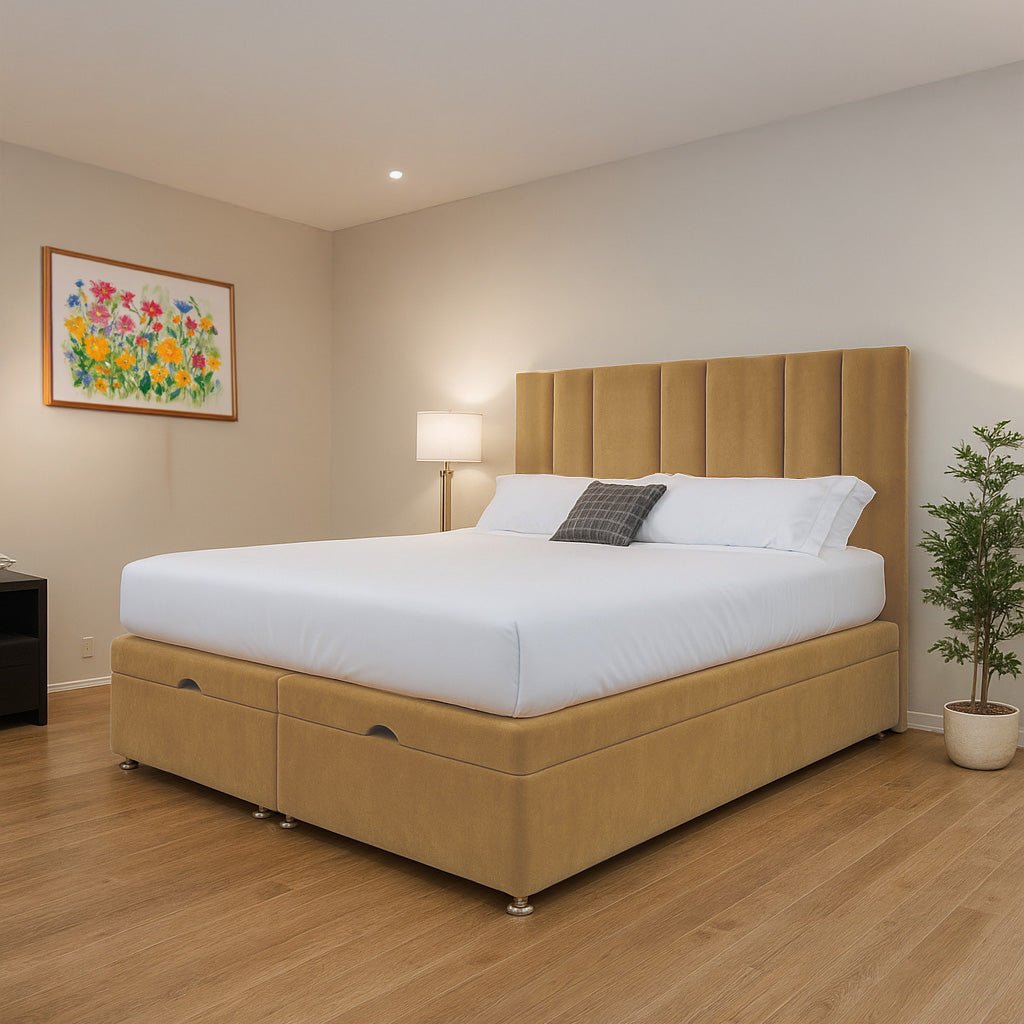 Alaska End Lift Ottoman Divan Bed - Ottoman - Midas Beds