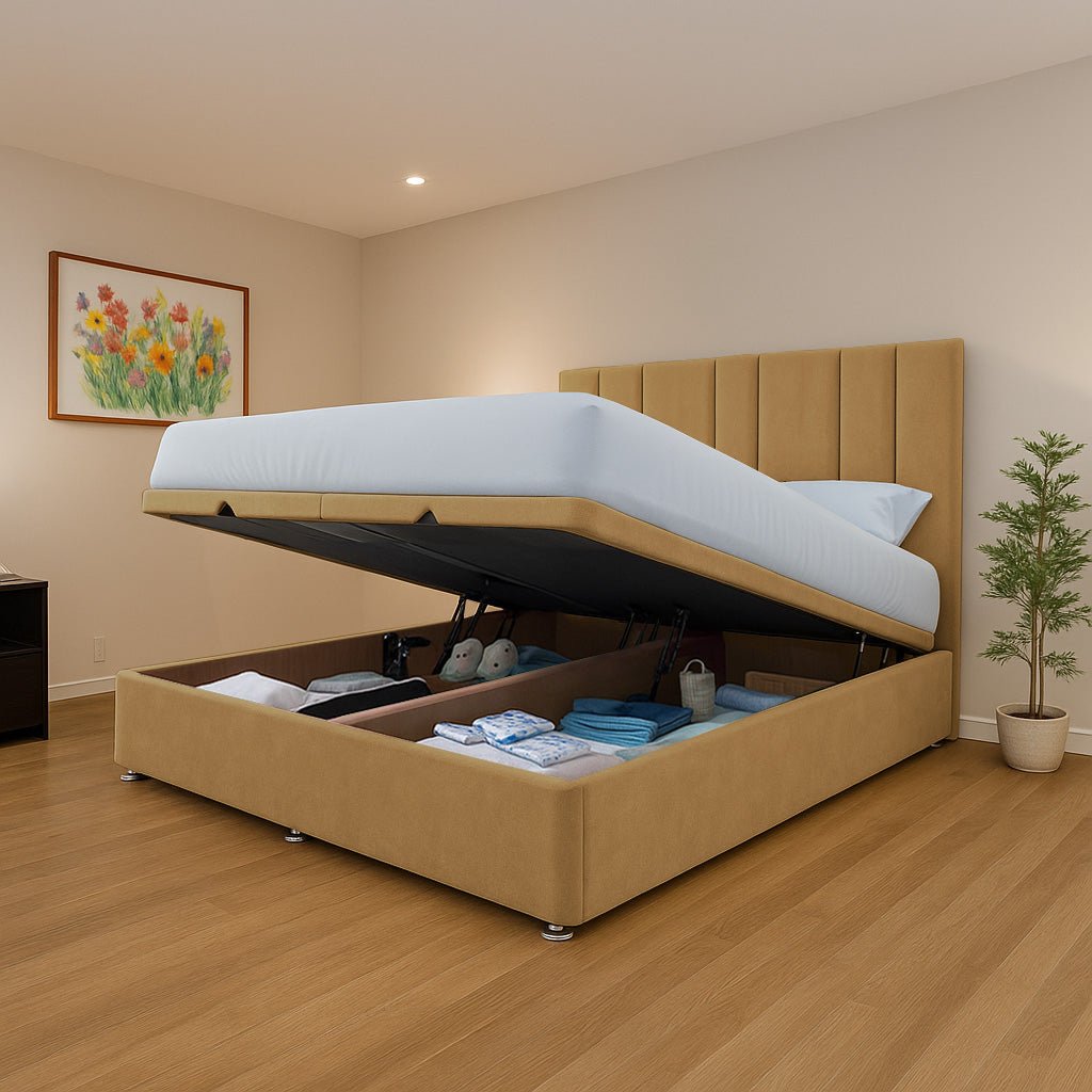Alaska End Lift Ottoman Divan Bed - Ottoman - Midas Beds