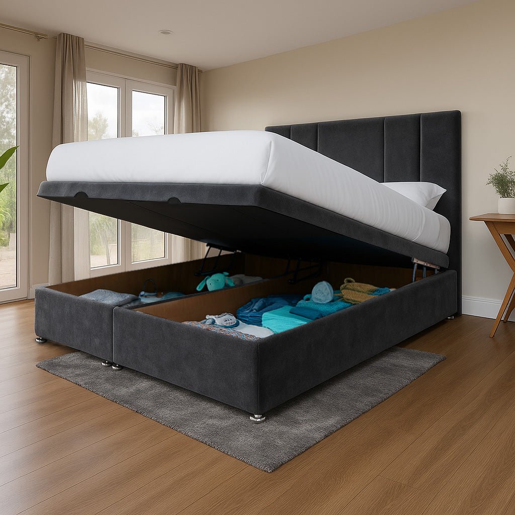 Austin End Lift Ottoman Divan Bed - Ottoman - Midas Beds