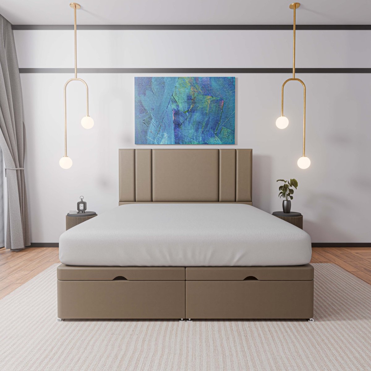 Austin End Lift Ottoman Divan Bed - Ottoman - Midas Beds