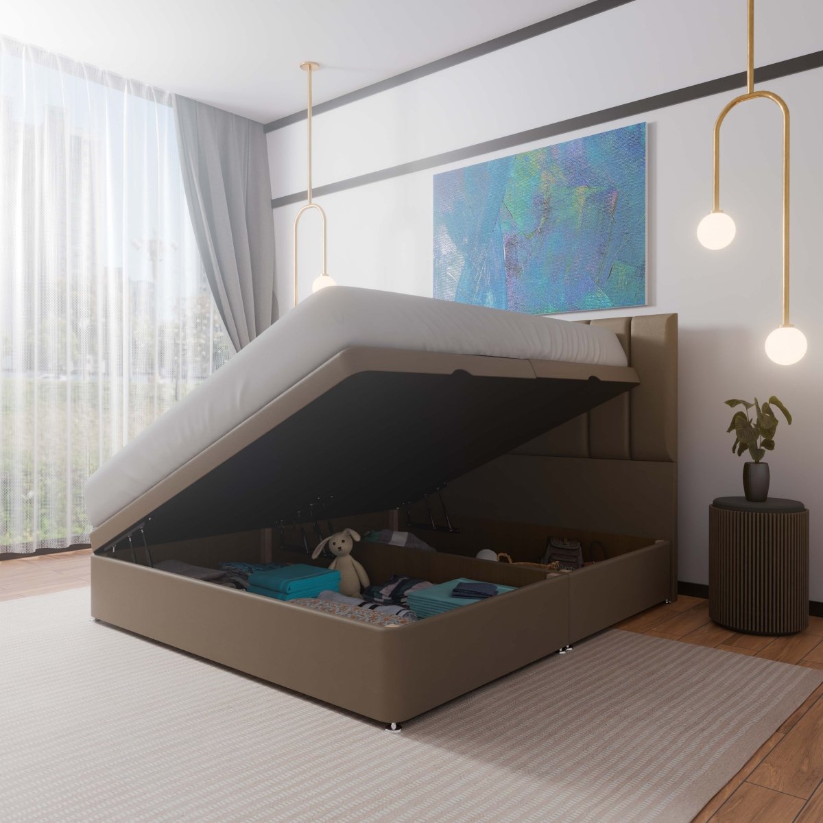 Austin Side Lift Ottoman Divan Bed - Ottoman - Midas Beds