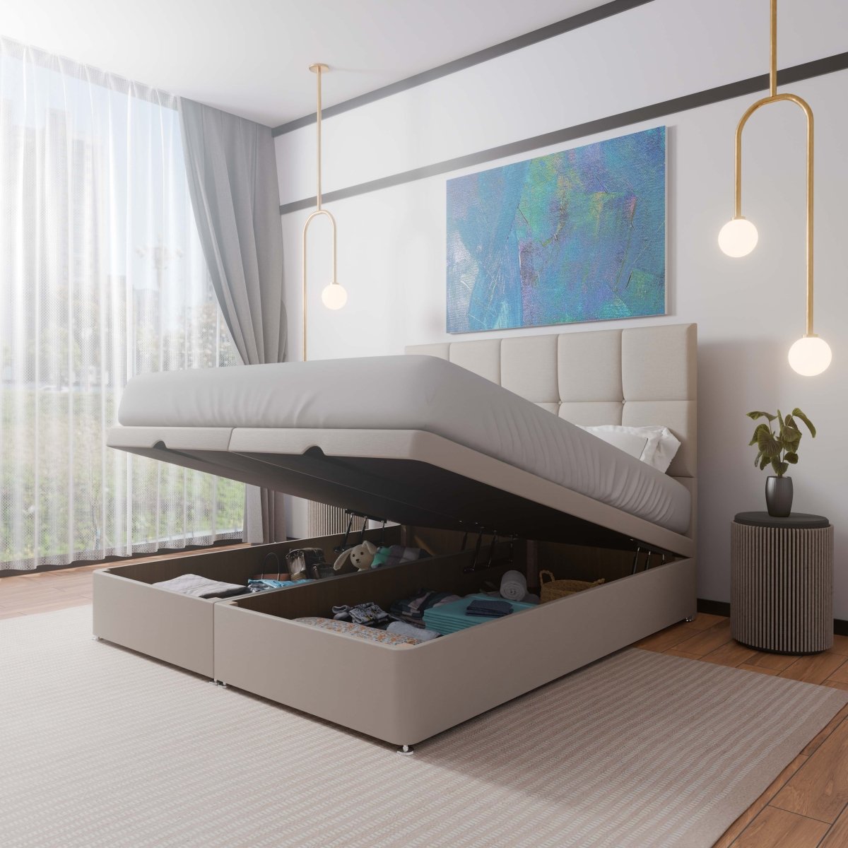 Colorado End Lift Ottoman Divan Bed - Ottoman - Midas Beds