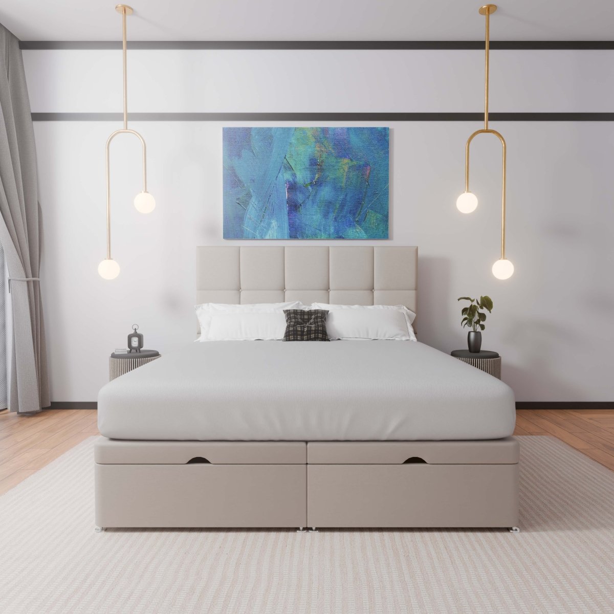 Colorado End Lift Ottoman Divan Bed - Ottoman - Midas Beds