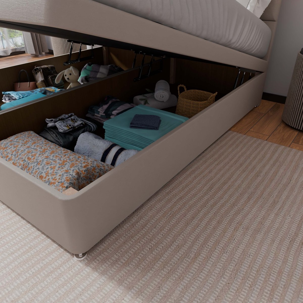 Colorado End Lift Ottoman Divan Bed - Ottoman - Midas Beds