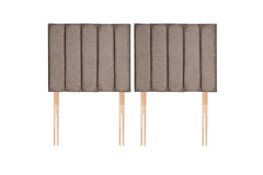 Dartford Strutted Upholstered Headboard Zip And Link - Midas Beds