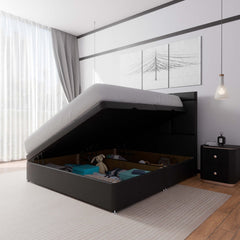 Miami Side Lift Ottoman Divan Bed - Ottoman - Midas Beds