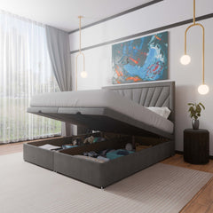 Nevada End Lift Ottoman Divan Bed - Ottoman - Midas Beds