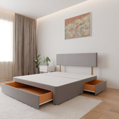 Regent Strutted Headboard With Divan Bed Base - Divan Base & Headboard - Midas Beds