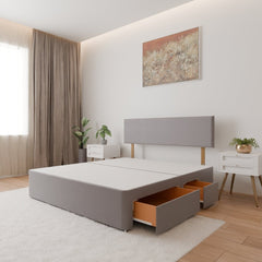Regent Strutted Headboard With Divan Bed Base - Divan Base & Headboard - Midas Beds