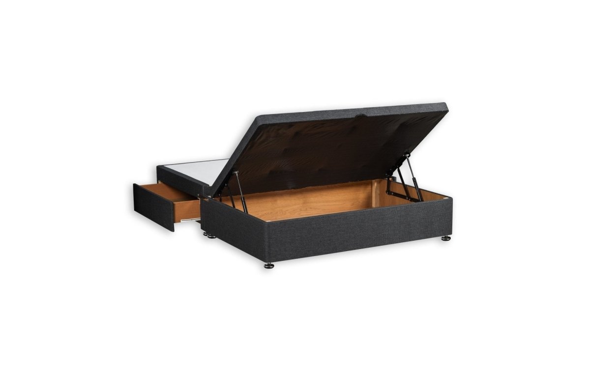 Signature Half End Lift Ottoman Storage Divan Bed Base - Divan Base - Midas Beds