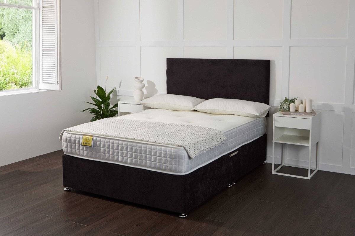 Midas Ares Memory Coil Sprung Divan Bed Set - Divan beds - Midas Beds