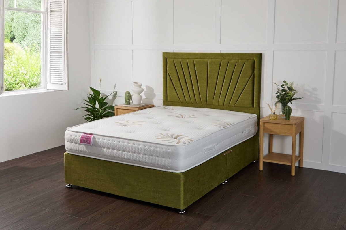 Somna Buckingham Coil Sprung Divan Bed Set - Coil Sprung Divan Bed Set - 2'6 Small Single - No Storage - SOMNA Beds