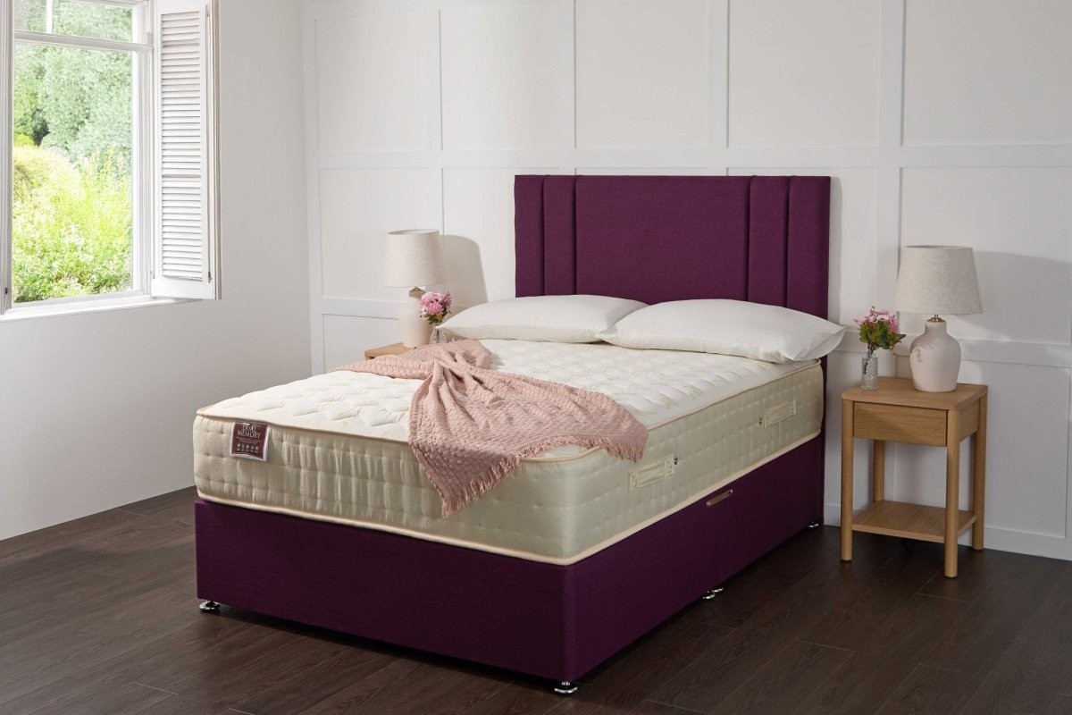 Midas Dual Memory 1500 Pocket Sprung Divan Bed Set - Divan beds - Midas Beds