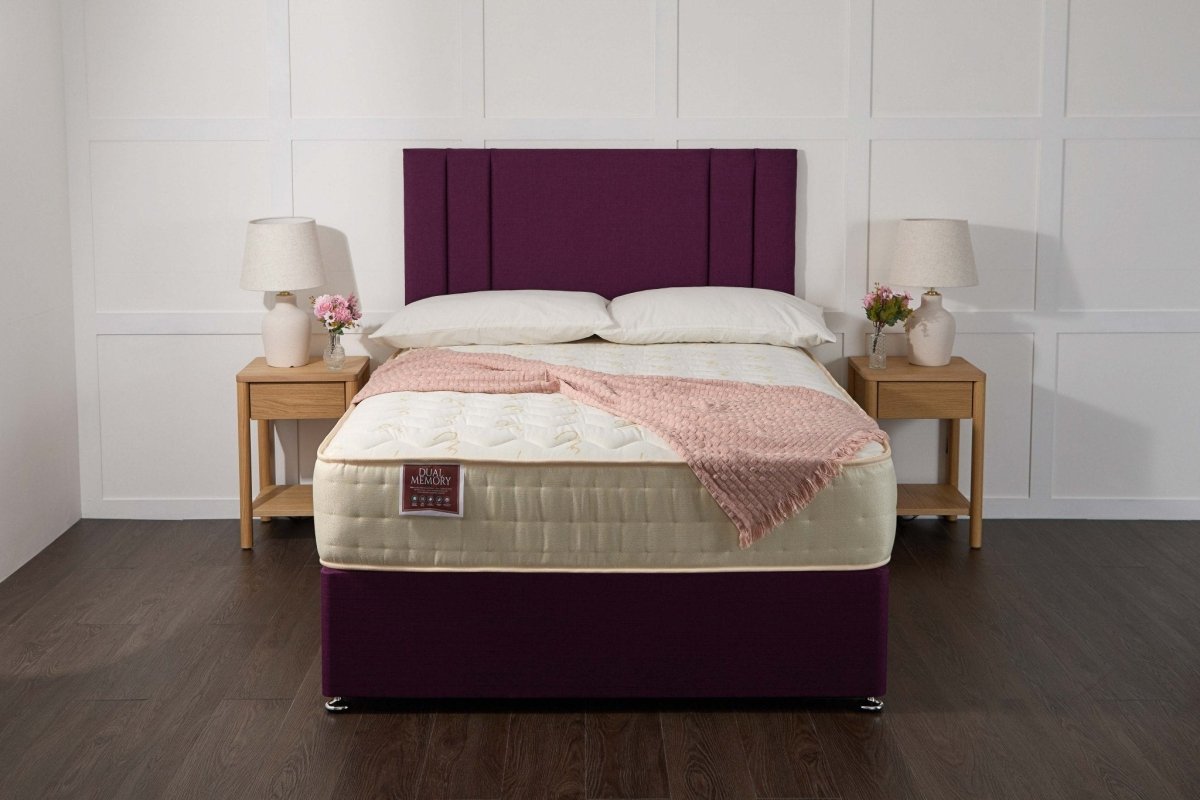 Midas Dual Memory 1500 Pocket Sprung Divan Bed Set - Divan beds - Midas Beds