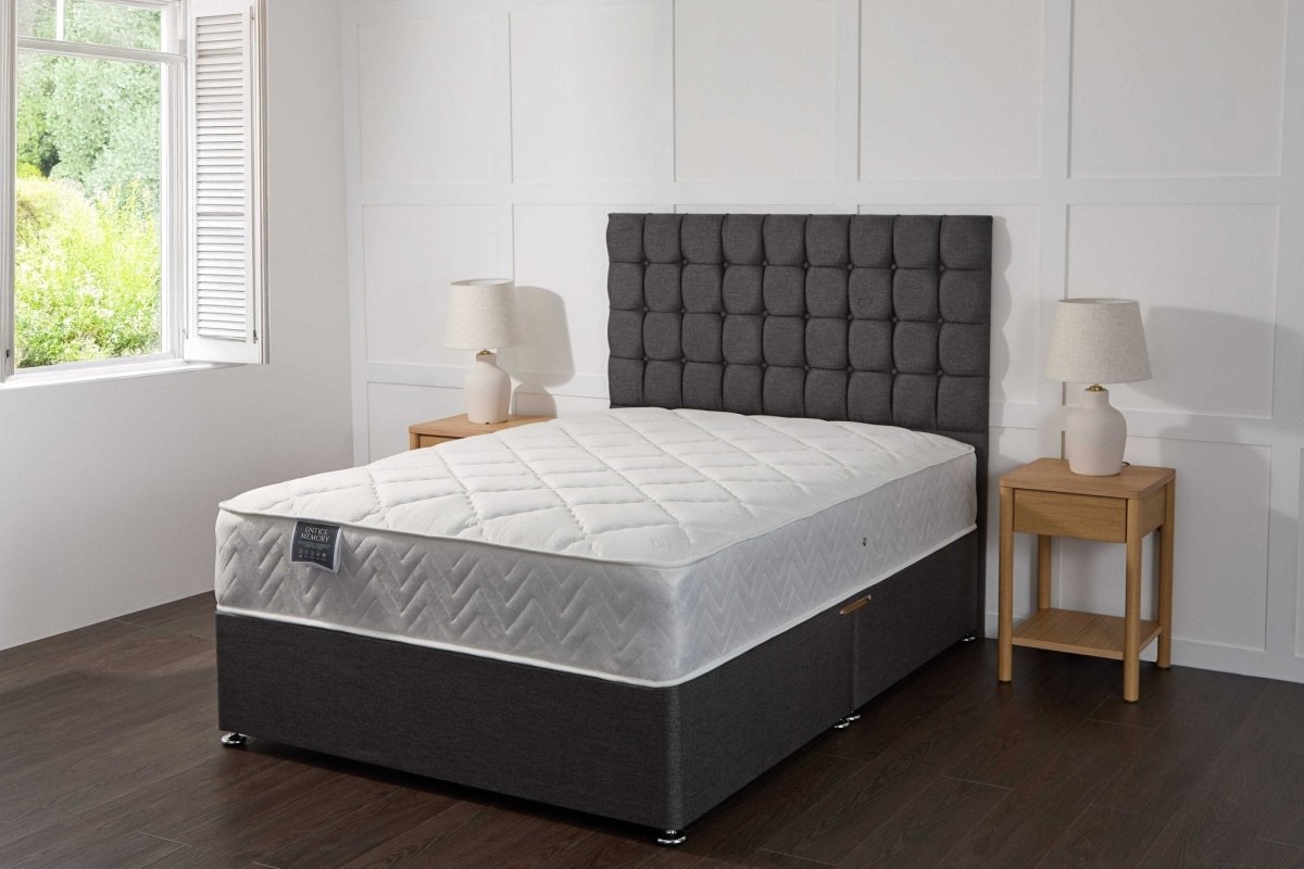 Midas Entice Memory Coil Sprung Divan Bed Set - Divan beds - Midas Beds