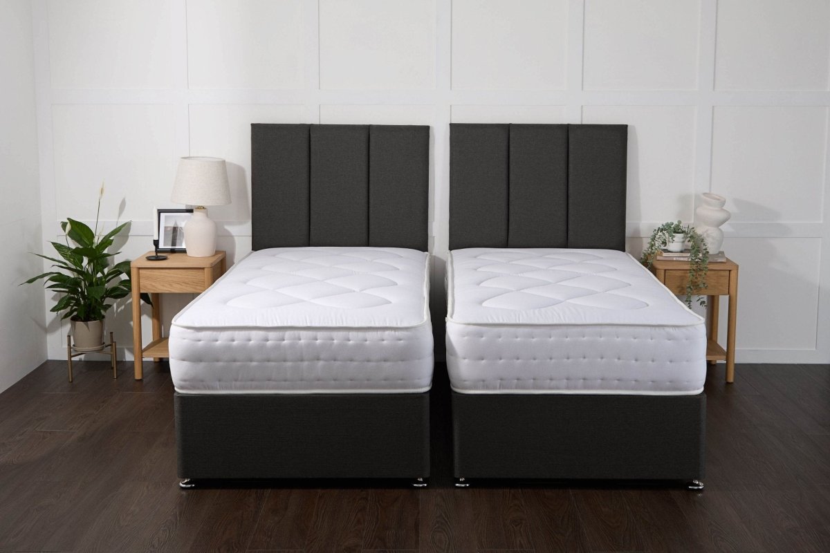 Midas Essentials Guest Hotel Zip and Link 2000 Pocket Sprung Mattress - Zip and Link Mattress - Midas Beds