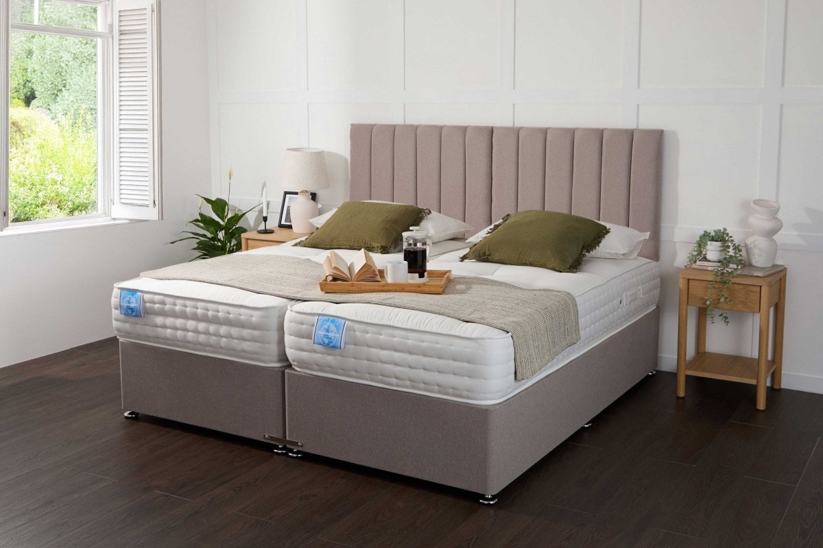 Midas Luxury Hotel Zip and Link 3000 Pocket Sprung Intelligent Memory Divan Bed Set - Zip and Link Beds - Midas Beds