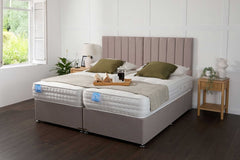 Midas Luxury Hotel Zip and Link 3000 Pocket Sprung Intelligent Memory Divan Bed Set - Zip and Link Beds - Midas Beds