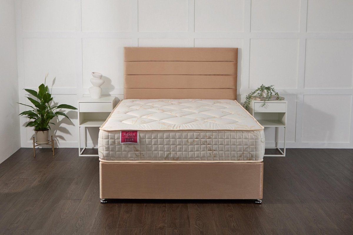 Midas Pegasus Coil Sprung Divan Bed Set - Divan beds - Midas Beds