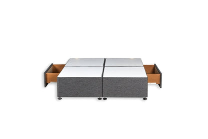 Split Divan Bed Base - Divan Base - 2'6 Small Single - 2 Pieces - No Storage - SOMNA Beds