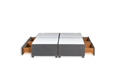 Split Divan Bed Base - Divan Base - 2'6 Small Single - 2 Pieces - No Storage - SOMNA Beds