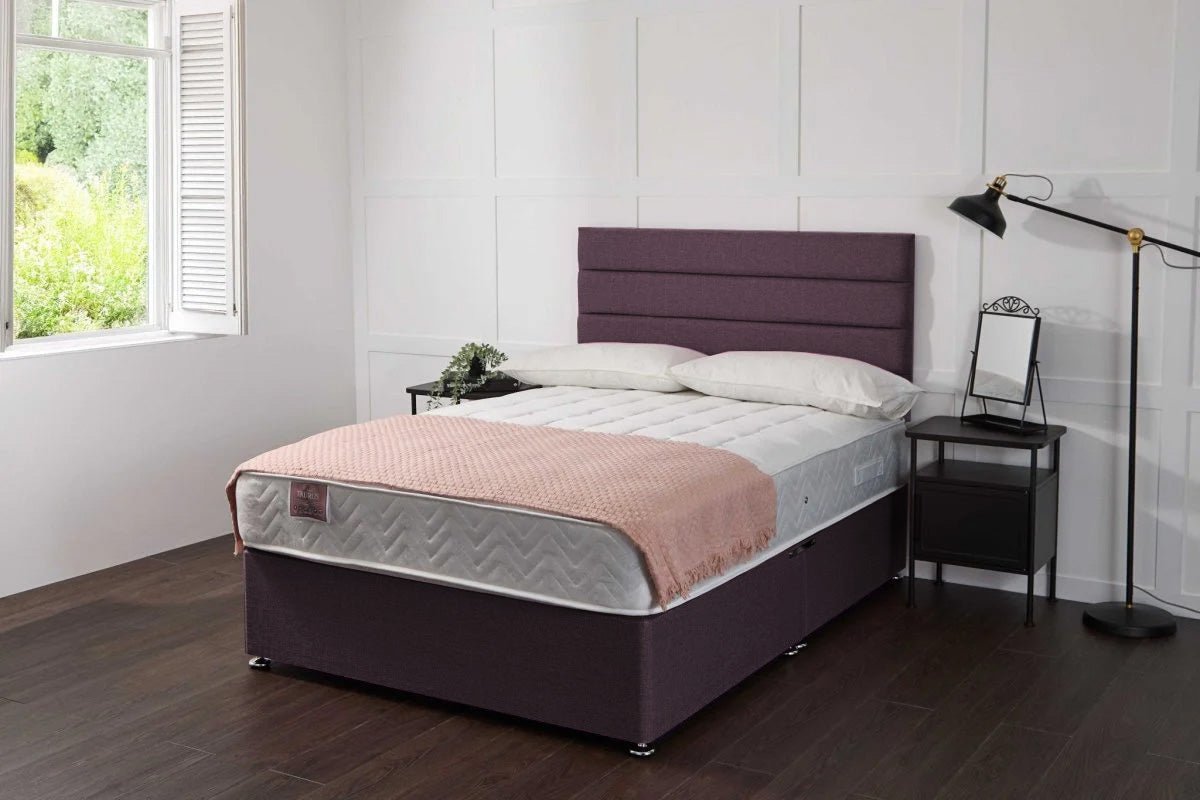 Taurus Bed Set With 1000 Pocket Sprung Mattress colours - Divan Bed With Mattress - Midas Beds