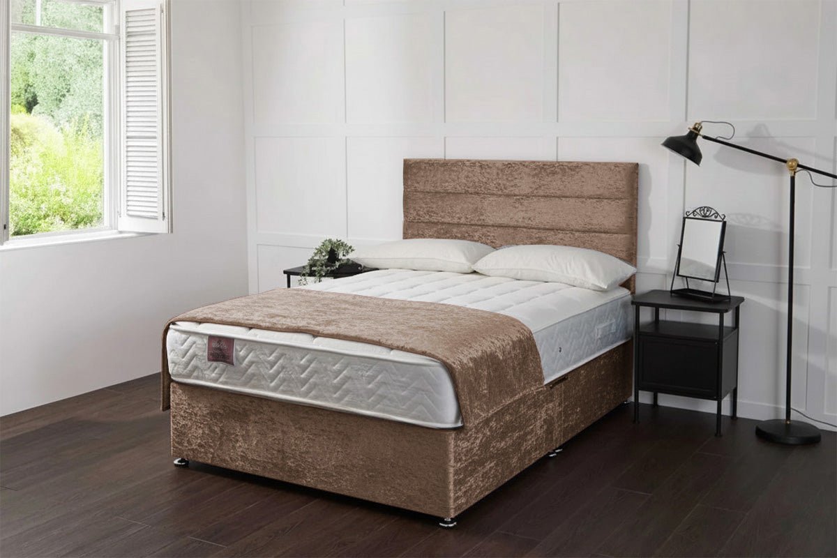 Taurus Bed Set With 1000 Pocket Sprung Mattress colours - Divan Bed With Mattress - Midas Beds