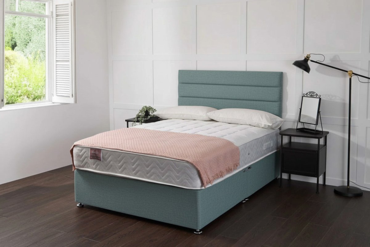 Taurus Bed Set With 1000 Pocket Sprung Mattress colours - Divan Bed With Mattress - Midas Beds