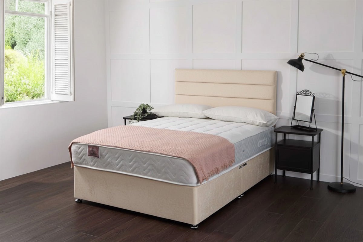 Taurus Bed Set With 1000 Pocket Sprung Mattress colours - Divan Bed With Mattress - Midas Beds