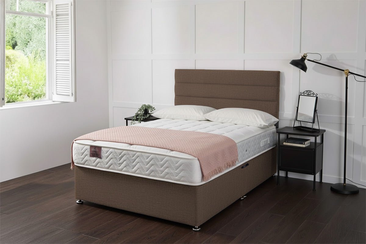 Taurus Bed Set With 1000 Pocket Sprung Mattress colours - Divan Bed With Mattress - Midas Beds