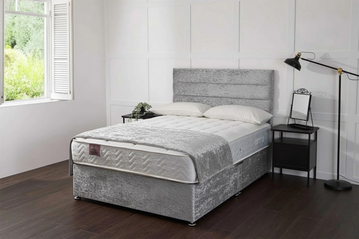Taurus Bed Set With 1000 Pocket Sprung Mattress colours - Divan Bed With Mattress - Midas Beds