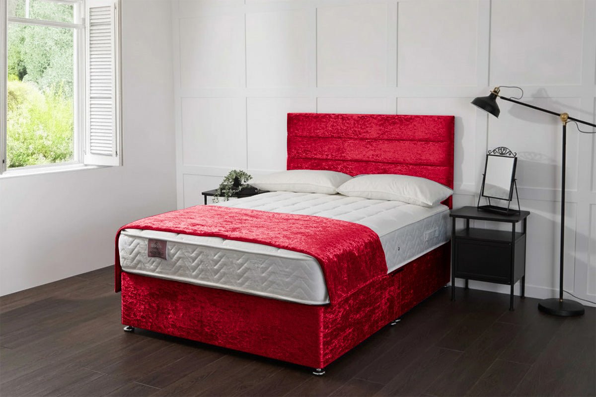 Taurus Bed Set With 1000 Pocket Sprung Mattress colours - Divan Bed With Mattress - Midas Beds