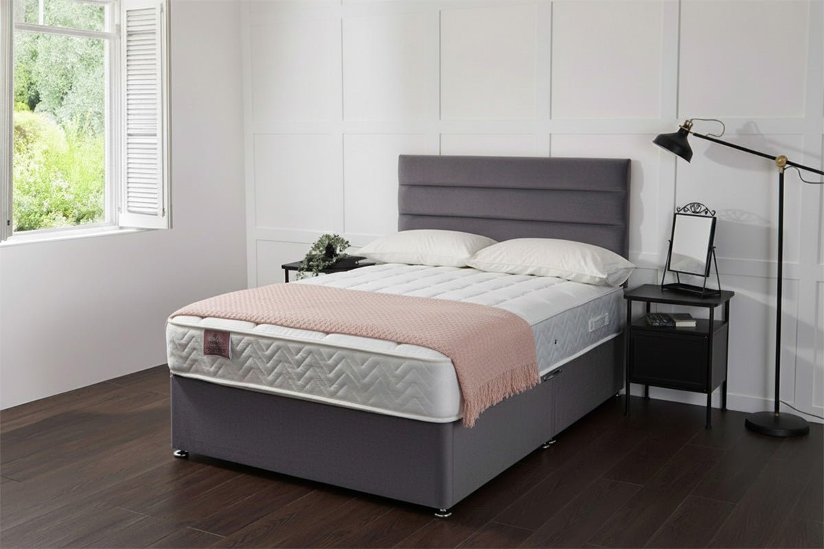 Taurus Bed Set With 1000 Pocket Sprung Mattress colours - Divan Bed With Mattress - Midas Beds